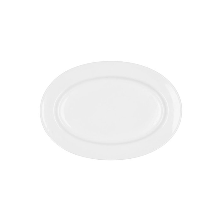 Fuente Oval Porcelana Glacial Bidasoa 26 X 18 cm Fuente Oval Porcelana Glacial Bidasoa 26 X 18 cm