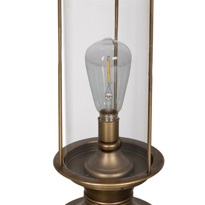 BigBuy Home Lampe de bureau Doré Verre Fer