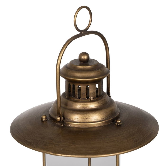 BigBuy Home Lampe de bureau Doré Verre Fer
