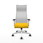 Piqueras y Crespo Chaise de Bureau Albacete Jaune et Blanc