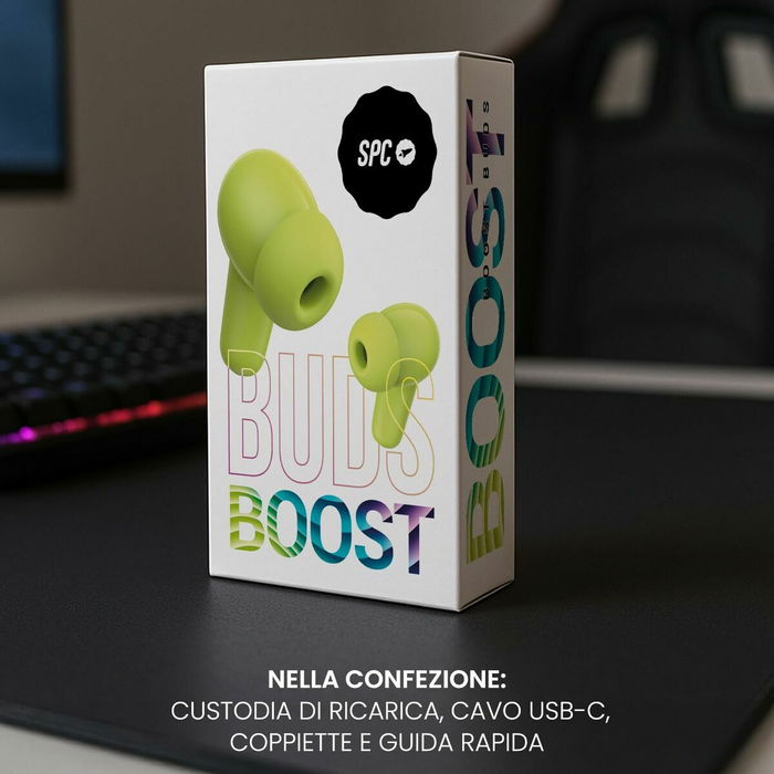 Casque SPC 4630Y BOOST BUDS Vert