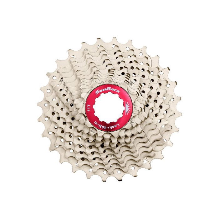 Sunrace Cassette Aluminium Rouge 11V (11-32) Sunrace Cassette Aluminium Rouge 11V (11-32)