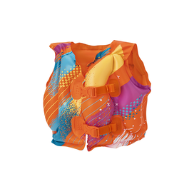 Bestway Chaleco de Seguridad Hinchable Decorado 41x30 cm +3 à 6 Ans Bleu pour Piscine et Plage 32272