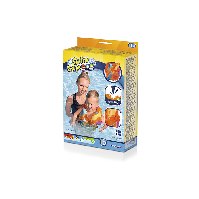 Bestway Chaleco de Seguridad Hinchable Decorado 41x30 cm +3 à 6 Ans Bleu pour Piscine et Plage 32272 Bestway Chaleco de Seguridad Hinchable Decorado 41x30 cm +3 à 6 Ans Bleu pour Piscine et Plage 32272