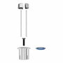 Roca Kit de double bouton poussoir court pour mécanisme D1D AH0002100R