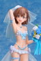 A-DIMENSION A Certain Scientific Railgun T Statuette Mikoto Misaka Wedding Swimsuit Ver.
