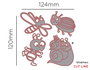 Misskuty Lot de 4 emporte-pièces fins ZAG motifs insectes et escargots