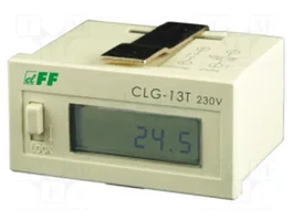 F&F Compteur de durée de travail électronique LCD IP20 48x24x52mm