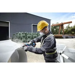 Bosch GWS 18V-11, Meuleuse angulaire sans fil 125 mm 18 V, Boîte carton - Version solo - Outil électroportatif professionnel