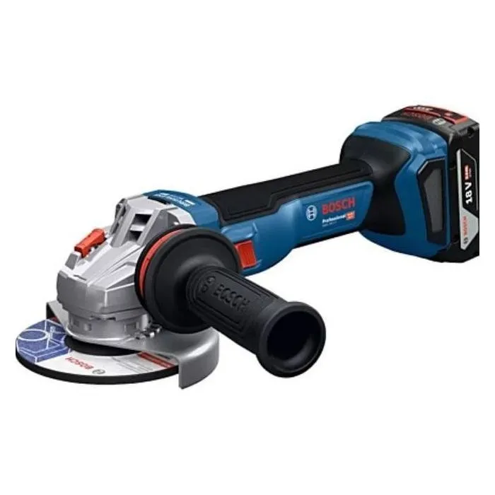 Bosch GWS 18V-11, Meuleuse angulaire sans fil 125 mm 18 V, Boîte carton - Version solo - Outil électroportatif professionnel