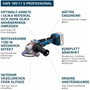 Bosch Professional GWS 18V-11 Meuleuse d'angle sans fil 125 mm