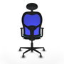 Piqueras y Crespo Chaise de Bureau Jorquera 1D036G1 Turquoise avec Appui-tête