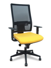 PIQUERAS Y CRESPO Chaise de bureau Horna Bali Jaune