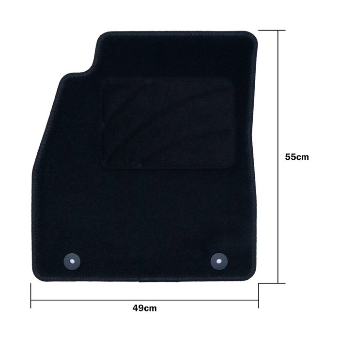 OCC Design Tapis Sur Mesure Opel Insignia 2808-2817 5Pz OCCOP0028 Velours/Polyprop 1900g/m²