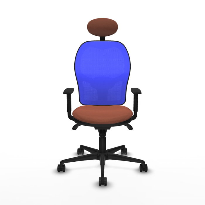 Piqueras y Crespo Chaise de Bureau Jorquera 1D036N1 Bleu et Marron Piqueras y Crespo Chaise de Bureau Jorquera 1D036N1 Bleu et Marron