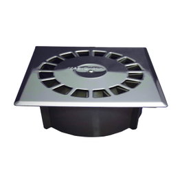 Tecnoagua T-88 I Évier Sifonique Vertical en PVC et Acier Inoxydable, 16,5 x 16,5 x 5,7 cm