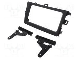METRA Cadre de radio Toyota Corolla 2009-2013 2 DIN Noir Mat