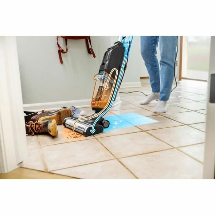 Bissell CrossWave HF2 Select - Aspirateur Multifonction 3-en-1 Noir et Bleu
