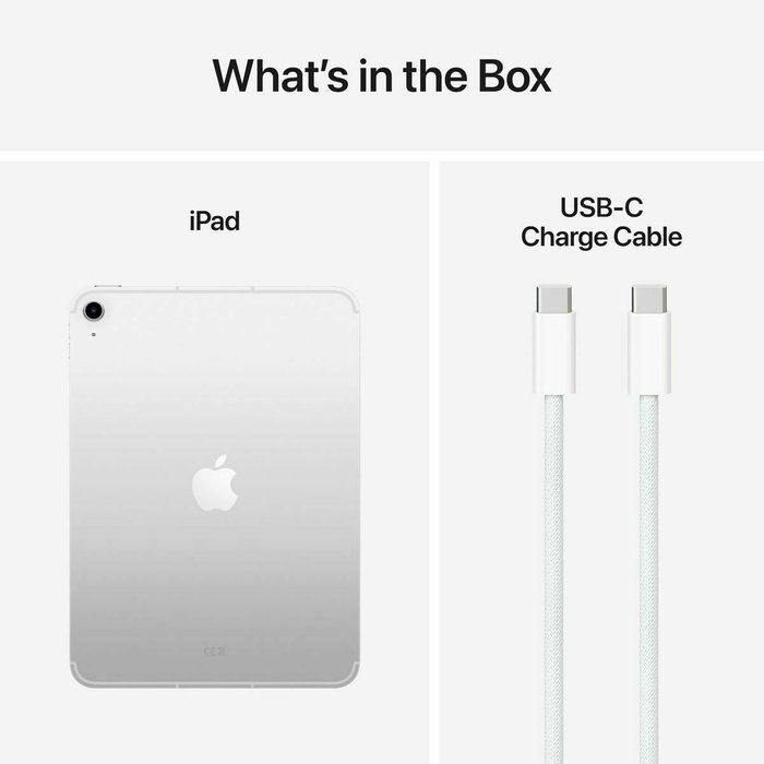 Apple iPad A16 (2025) - 11 - Wi-Fi + Cellular - 256 Go - Argent