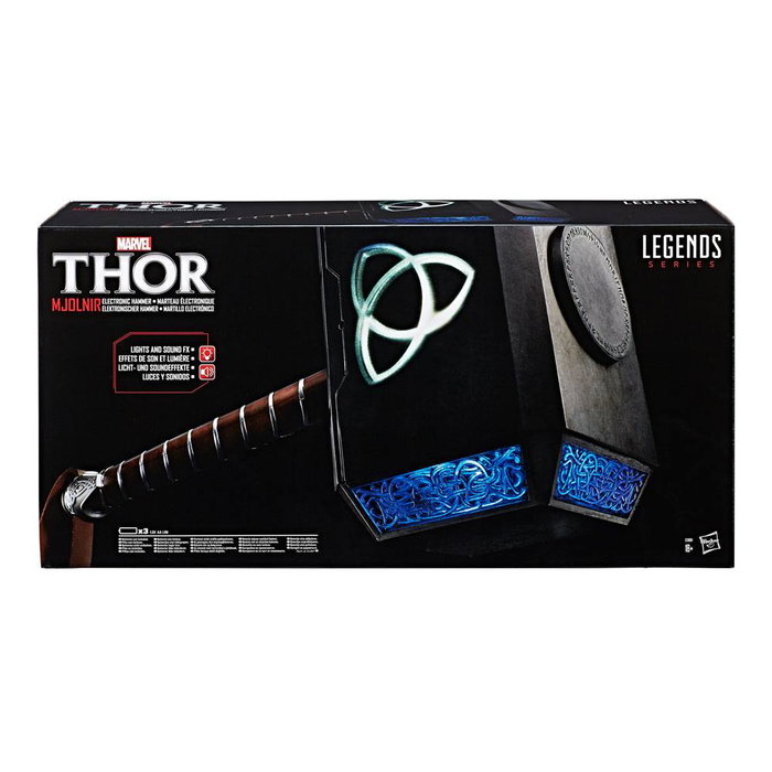 Hasbro Marvel Legends Thor Mjolnir Marteau Électronique Hasbro Marvel Legends Thor Mjolnir Marteau Électronique