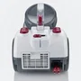 Severin CY7088 - Aspirateur traîneau sans sac cyclonique - 750 W - Filtre HEPA 13 - Capacité 2,1 L - Puissance ajustable - Blanc/Rouge