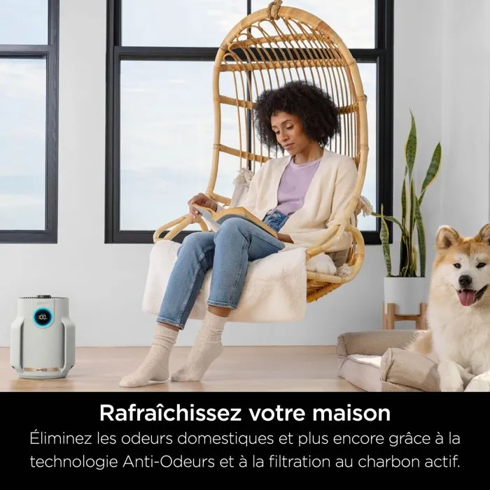 Shark NeverChange Mini Purificateur d'air, Blanc