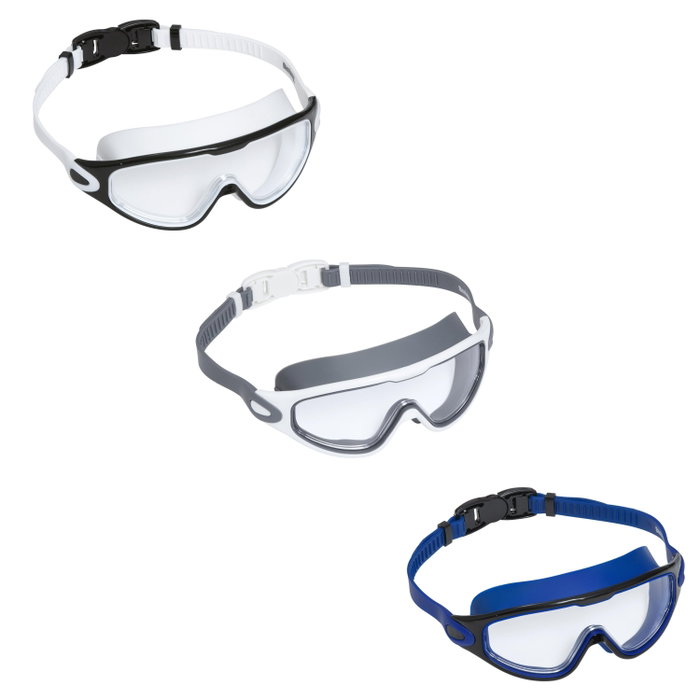 Bestway 21194 Masque de Plongée en Silicone Antivapeur, Assorti de Couleurs, pour 14 Ans et Plus, Plage et Piscine Bestway 21194 Masque de Plongée en Silicone Antivapeur, Assorti de Couleurs, pour 14 Ans et Plus, Plage et Piscine