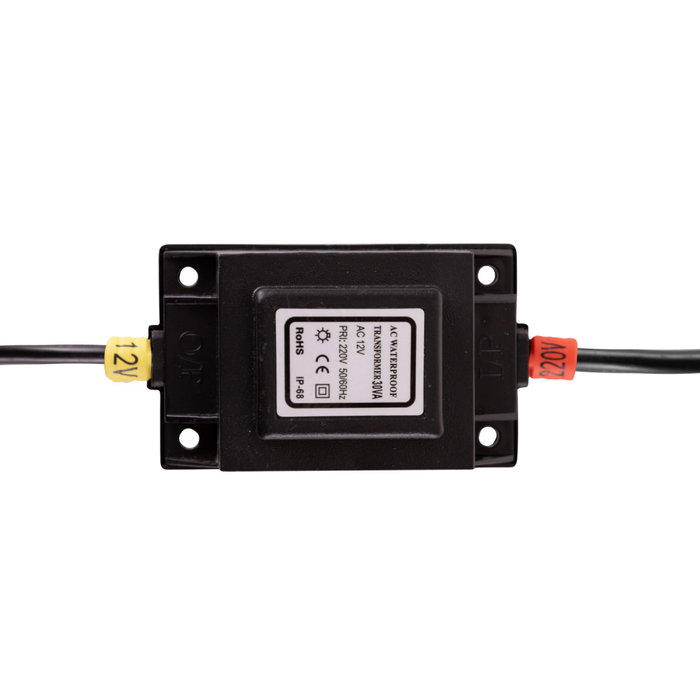 Transformateur convertisseur AC/DC 230 VAC/12 VAC 30W IP68 submersible Transformateur convertisseur AC/DC 230 VAC/12 VAC 30W IP68 submersible