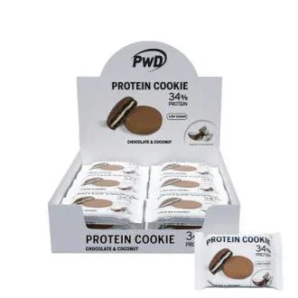 PWD NUTRITION Protein Cookie 34% protéines choco-coconut PWD NUTRITION Protein Cookie 34% protéines choco-coconut