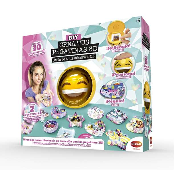 Bizak Crea Tus Pegatinas 3D Bizak Crea Tus Pegatinas 3D