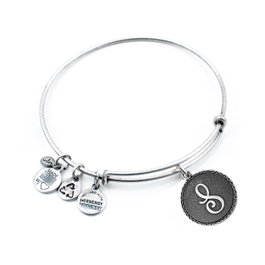 Alex And Ani Bracelet Lettre S Gris