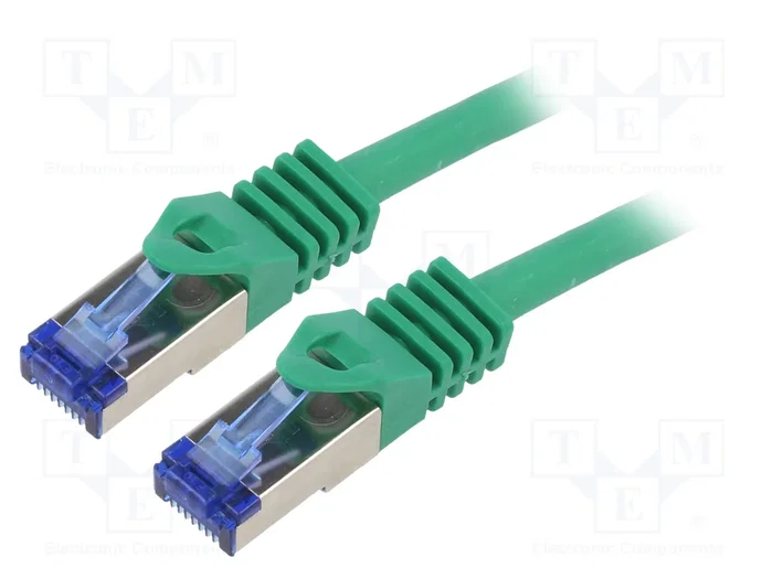 LOGILINK Cordon de raccordement S/FTP Cat 6a RJ45 1m vert LOGILINK Cordon de raccordement S/FTP Cat 6a RJ45 1m vert