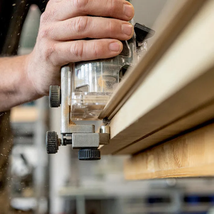 Metabo FM 500-6 Affleureuse électrique 500W pour bois, fraisage, rognage et rainurage, compacte et légère avec guide latéral et de copiage