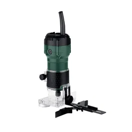 Metabo FM 500-6 Affleureuse électrique 500W pour bois, fraisage, rognage et rainurage, compacte et légère avec guide latéral et de copiage