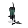 Metabo FM 500-6 Affleureuse électrique 500W pour bois, fraisage, rognage et rainurage, compacte et légère avec guide latéral et de copiage