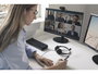 Sandberg Webcam USB Flex - Microphone intégré - Résolution Full HD 1080P - Installation sans pilote - Pour visioconférences et appels vidéo