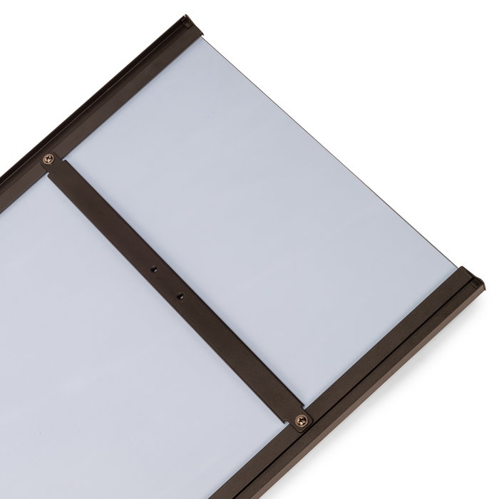 Emuca Miroir extractible pour l'intérieur de l'armoire, Peint en moka, Acier et Plastique et Verre.