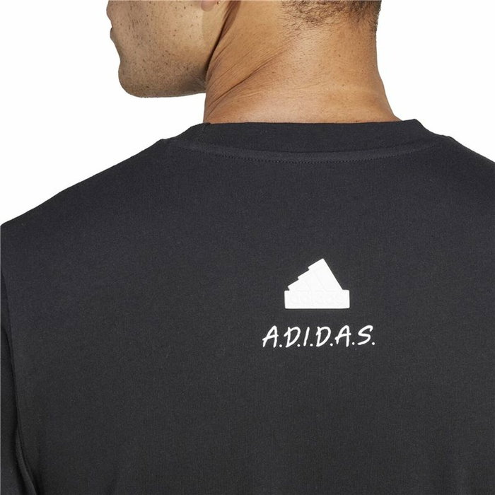 T-shirt à manches courtes homme Adidas All Day I Dream Noir