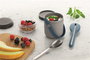 Berghoff - Recipient Dual et couverts 3 pièces avec housse de silicone - Récipient compartimenté pour repas/snacks, anti-fuite, couverts durables, lavable au lave-vaisselle