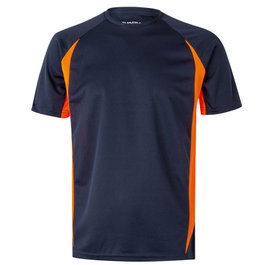VELILLA Camiseta técnica bicolor Marine et Orange Taille S