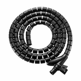 Equip Organisateur de câbles en spirale noir 1m