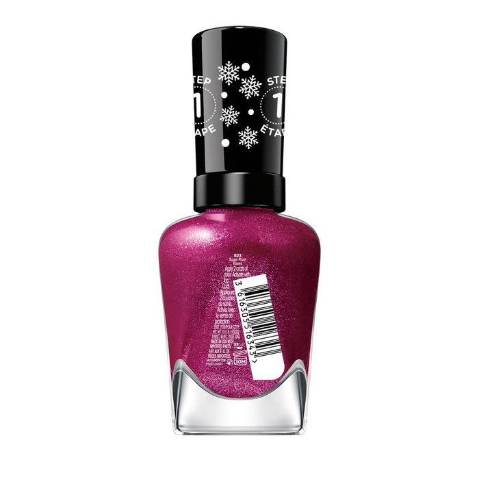 Sally Hansen Miracle Gel Holiday #923-Sugar Plum Kisses Vernis à Ongles 9,17 ml - Longue Tenue Sans Lampe UV Sally Hansen Miracle Gel Holiday #923-Sugar Plum Kisses Vernis à Ongles 9,17 ml - Longue Tenue Sans Lampe UV