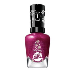 Sally Hansen Miracle Gel Holiday #923-Sugar Plum Kisses Vernis à Ongles 9,17 ml - Longue Tenue Sans Lampe UV