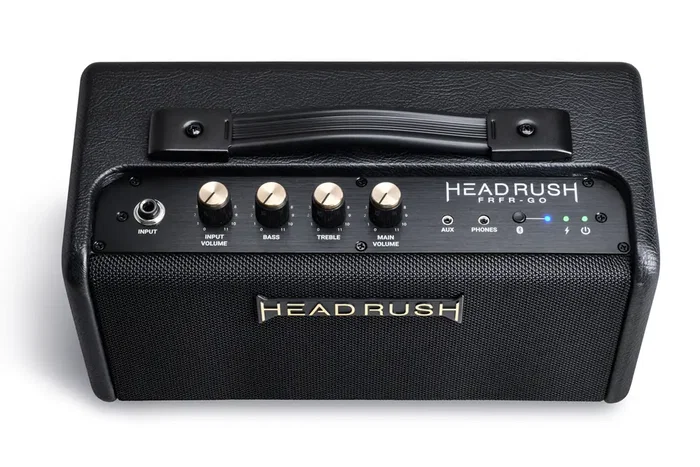 Headrush FRFR-GO Amplificateur Mini 30W avec Bluetooth, Rechargeable pour Guitare/Basse