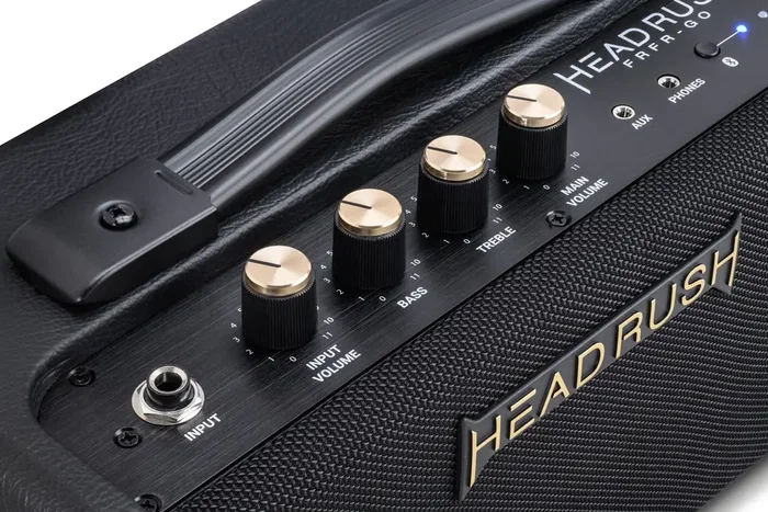Headrush FRFR-GO Amplificateur Mini 30W avec Bluetooth, Rechargeable pour Guitare/Basse