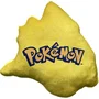 Pokémon - Coussin décoratif 3D Pikachu couché en microfibre - 50 cm - Accessoire déco géant et moelleux