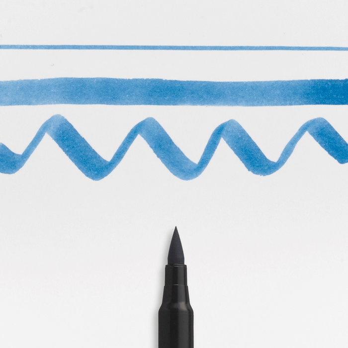 Sakura Koi Coloring Brush Pen Azul Oriente