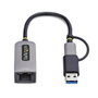 StarTech.com U2GA-USB-C-ETHERNET Adaptateur USB-C vers Ethernet RJ45 2.5 GbE avec adaptateur USB-A