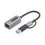 StarTech.com U2GA-USB-C-ETHERNET Adaptateur USB-C vers Ethernet RJ45 2.5 GbE avec adaptateur USB-A