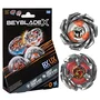 Beyblade X Dual Pack Clamp Crab 9-65S BX et Crest Leon 4-55A UX